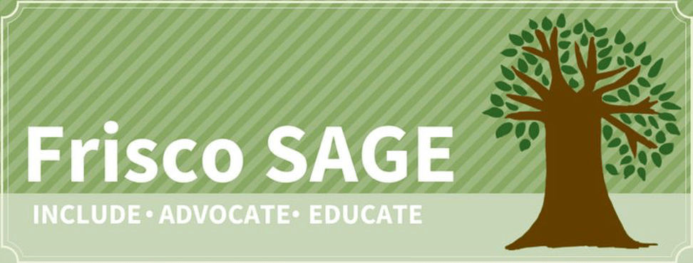 Logo of Eco SAGE with a green striped background and text 